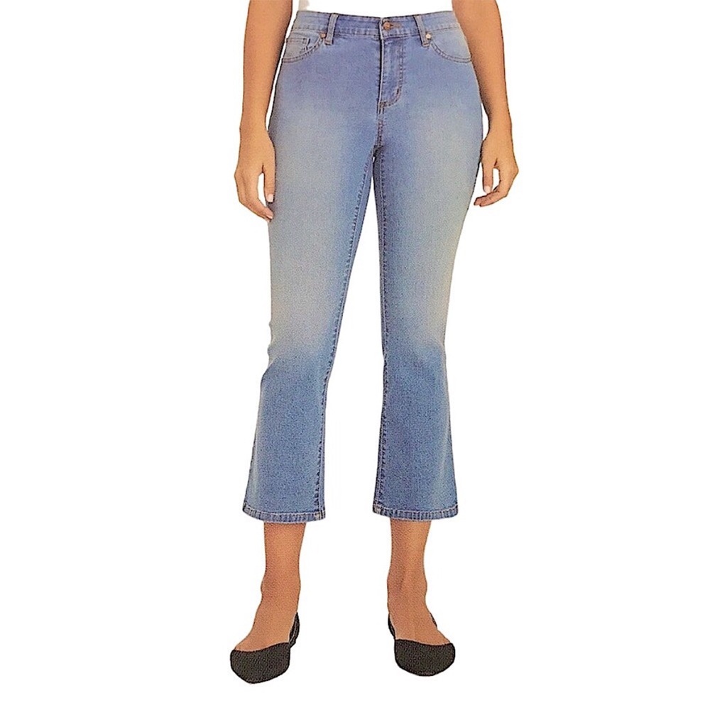 Ralph Lauren Chaps Jeans👖Mid Rise Crop Kick “Mereen” Size 6/28